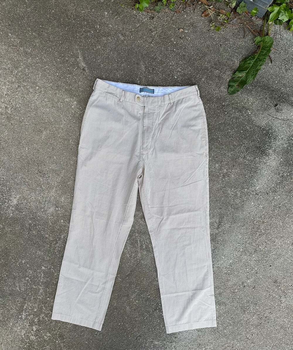 Peter Millar Pima Cotton Striped Chino Pants Size 34